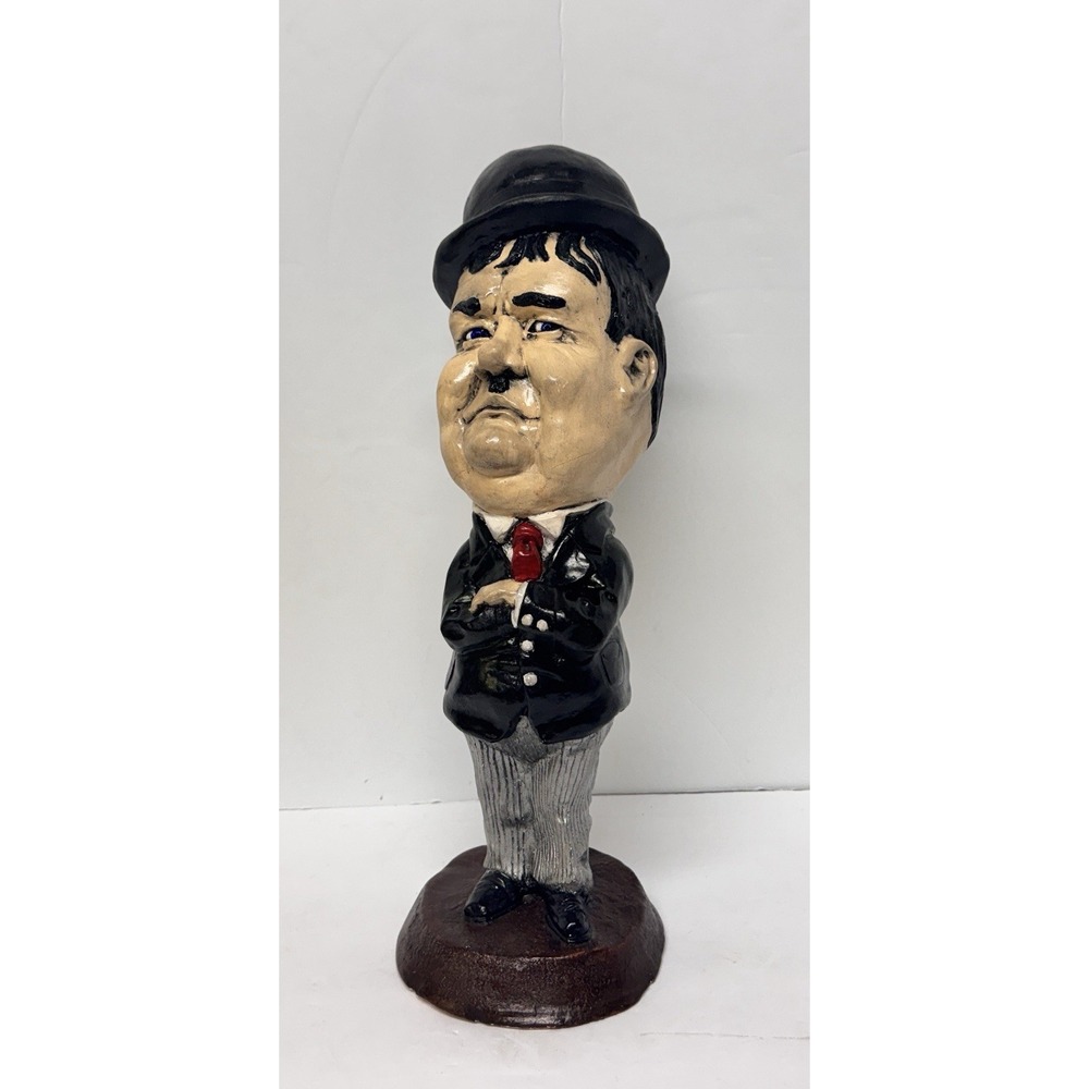 VINTAGE 1970 ESCO OLIVER HARDY CHALKWARE STATUE FIGURE SILENT FILM COMEDIAN
